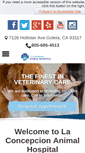 Mobile Screenshot of laconcepcionanimalhospital.com